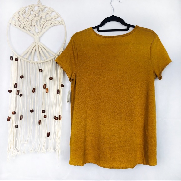 MUDD V-Neck Tee Warm Ginger Juniors Size M NWT - Picture 3 of 8